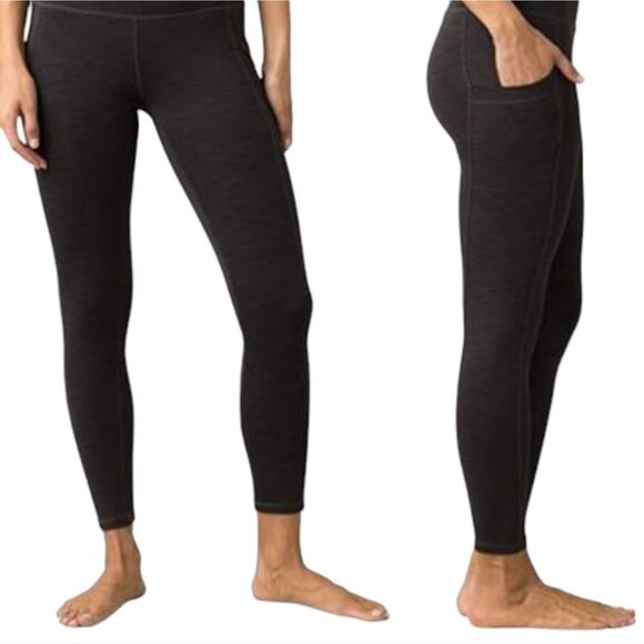 PRANA Women's Becksa 7/8 Active Yoga Leggings Black Heathered Plus Size 3X‎ New - Picture 6 of 11